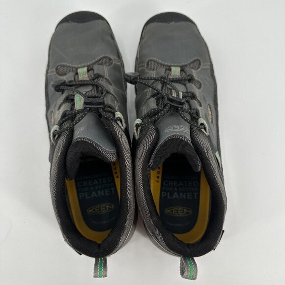 KEEN Targhee Womens Grey Outdoor Arch Support Waterproof Hiking 7 Sneakers - Picture 4 of 8